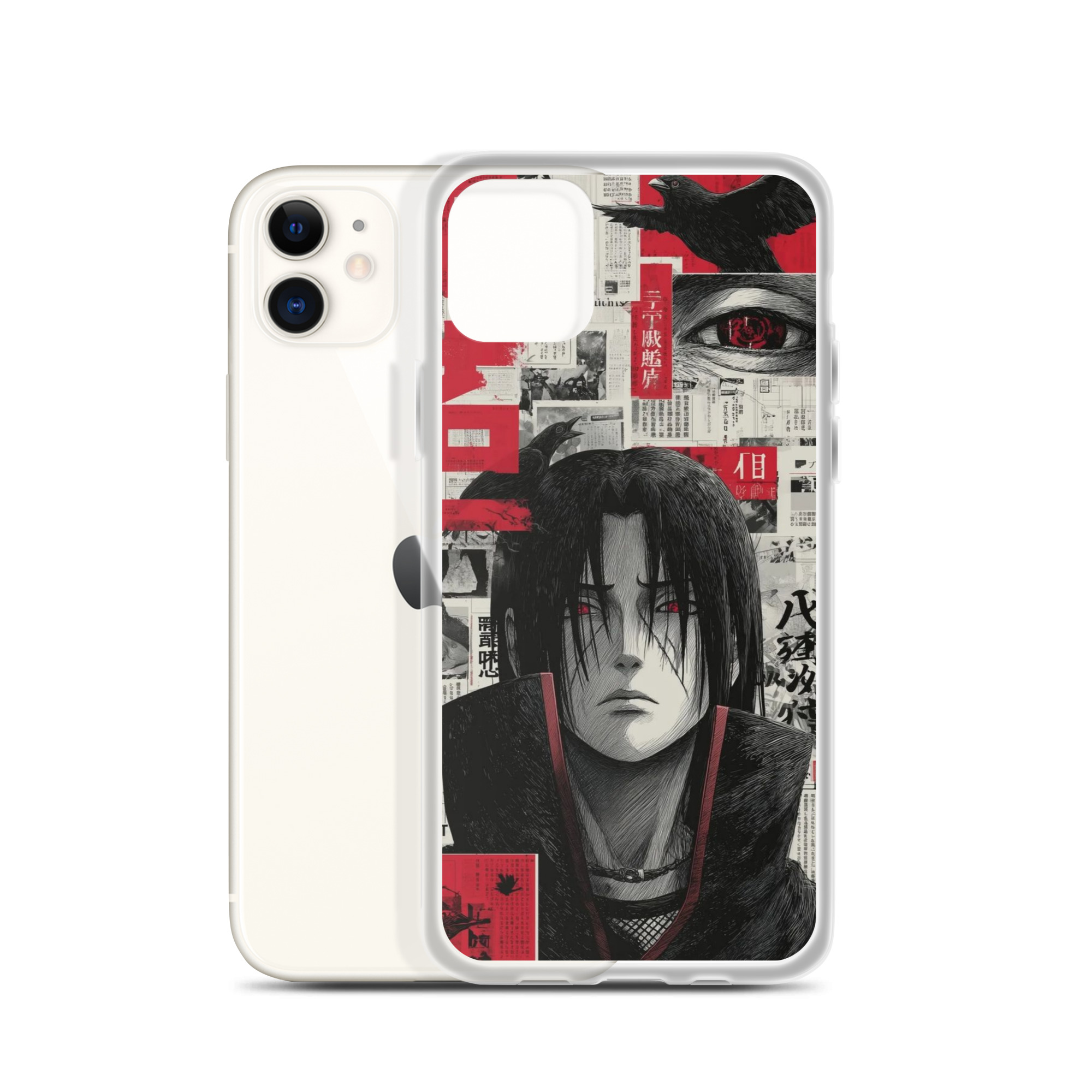 clear case for iphone® / itachi uchiha clear case for iphone® / itachi uchiha