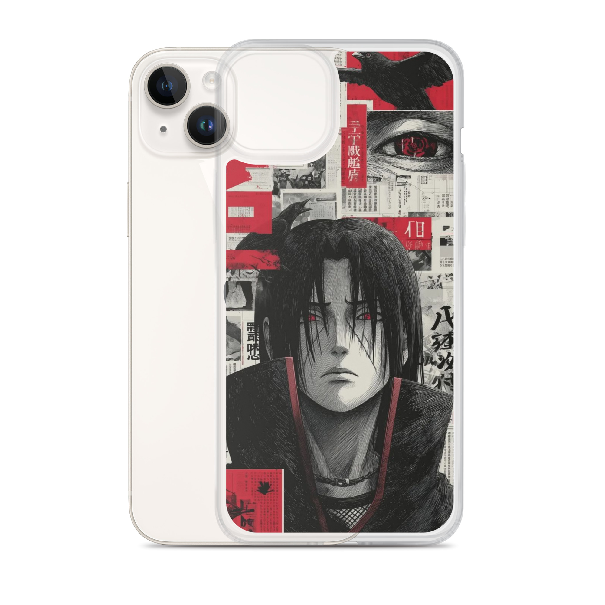 clear case for iphone® / itachi uchiha clear case for iphone® / itachi uchiha