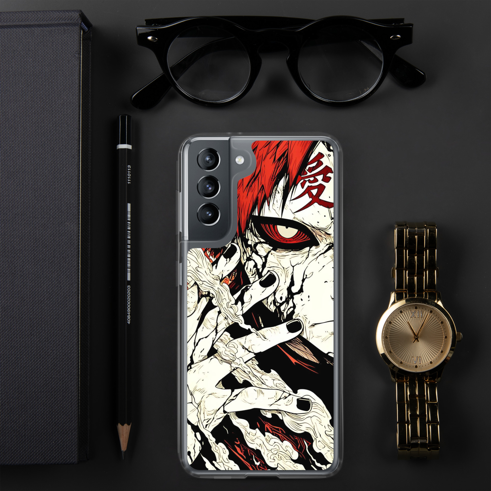 clear case for samsung® / gaara naruto shippuden