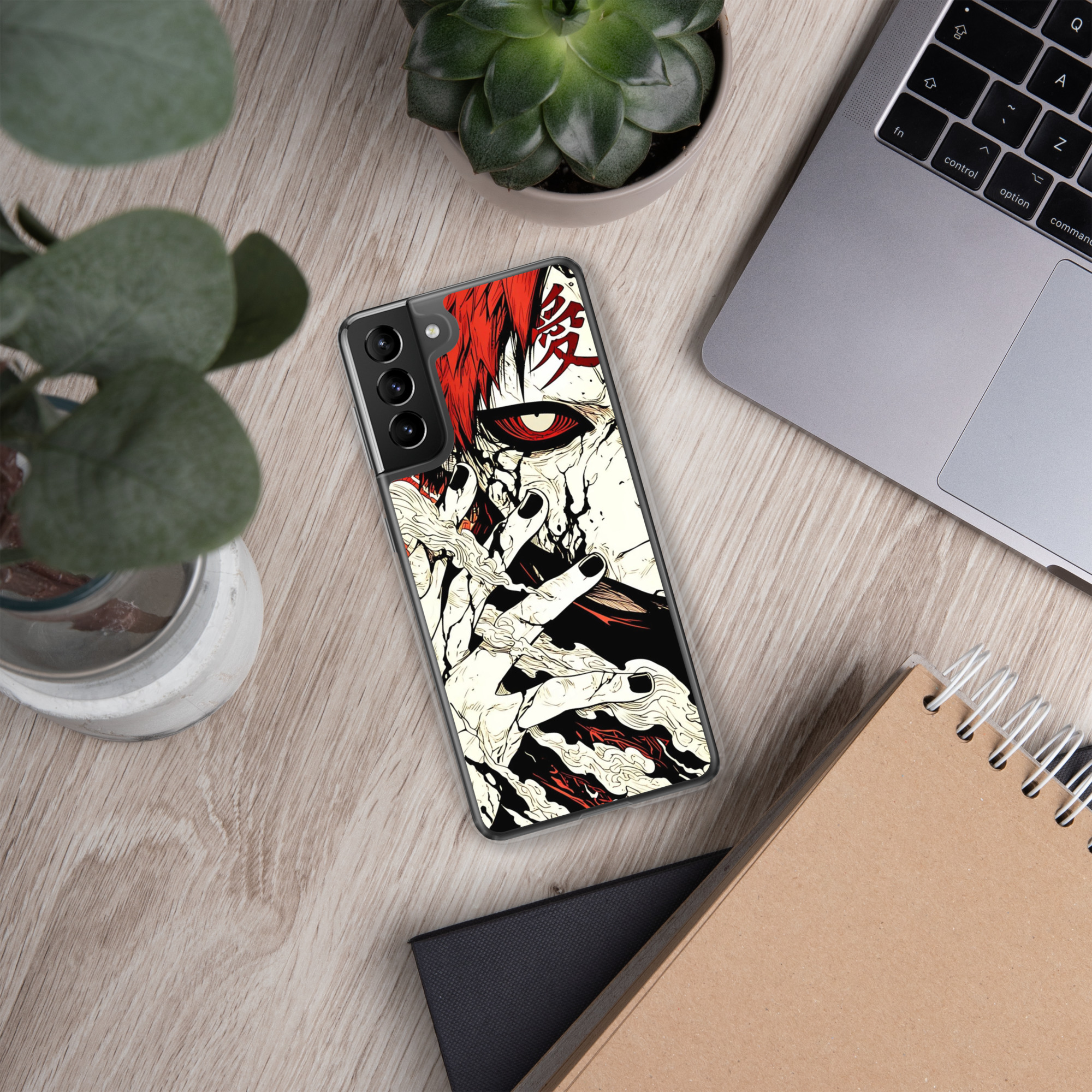 clear case for samsung® / gaara naruto shippuden