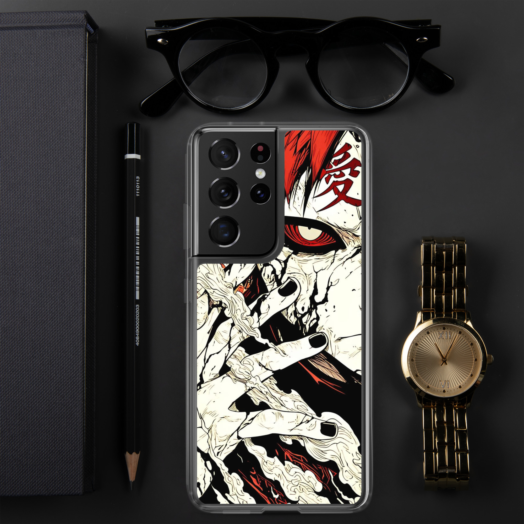 clear case for samsung® / gaara naruto shippuden