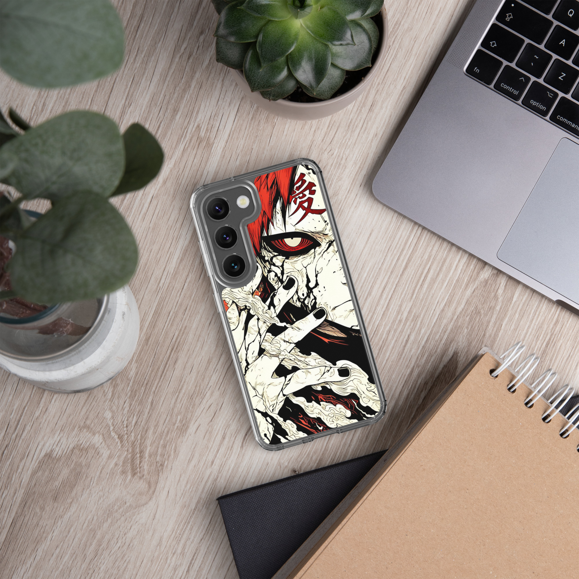 clear case for samsung® / gaara naruto shippuden