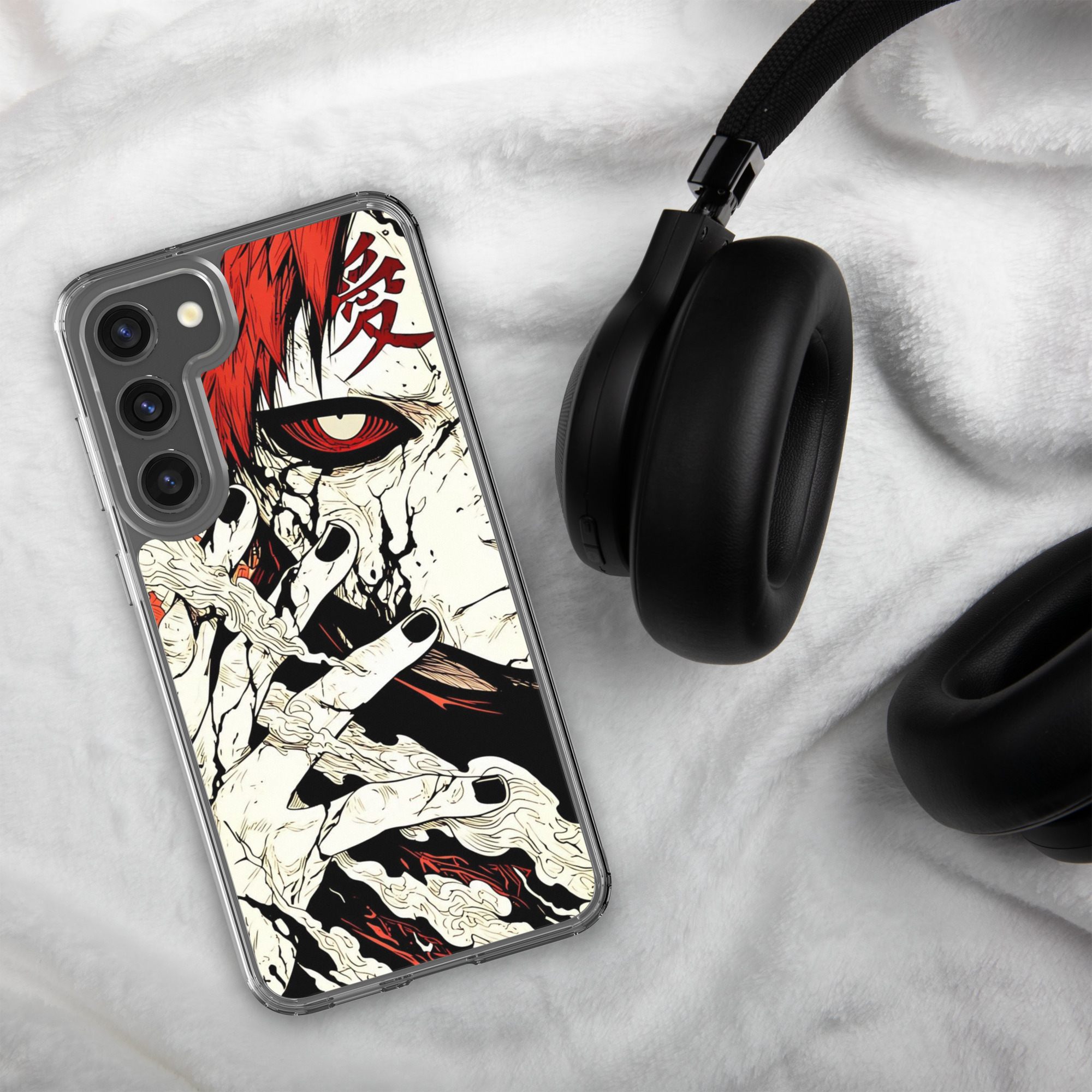 clear case for samsung® / gaara naruto shippuden