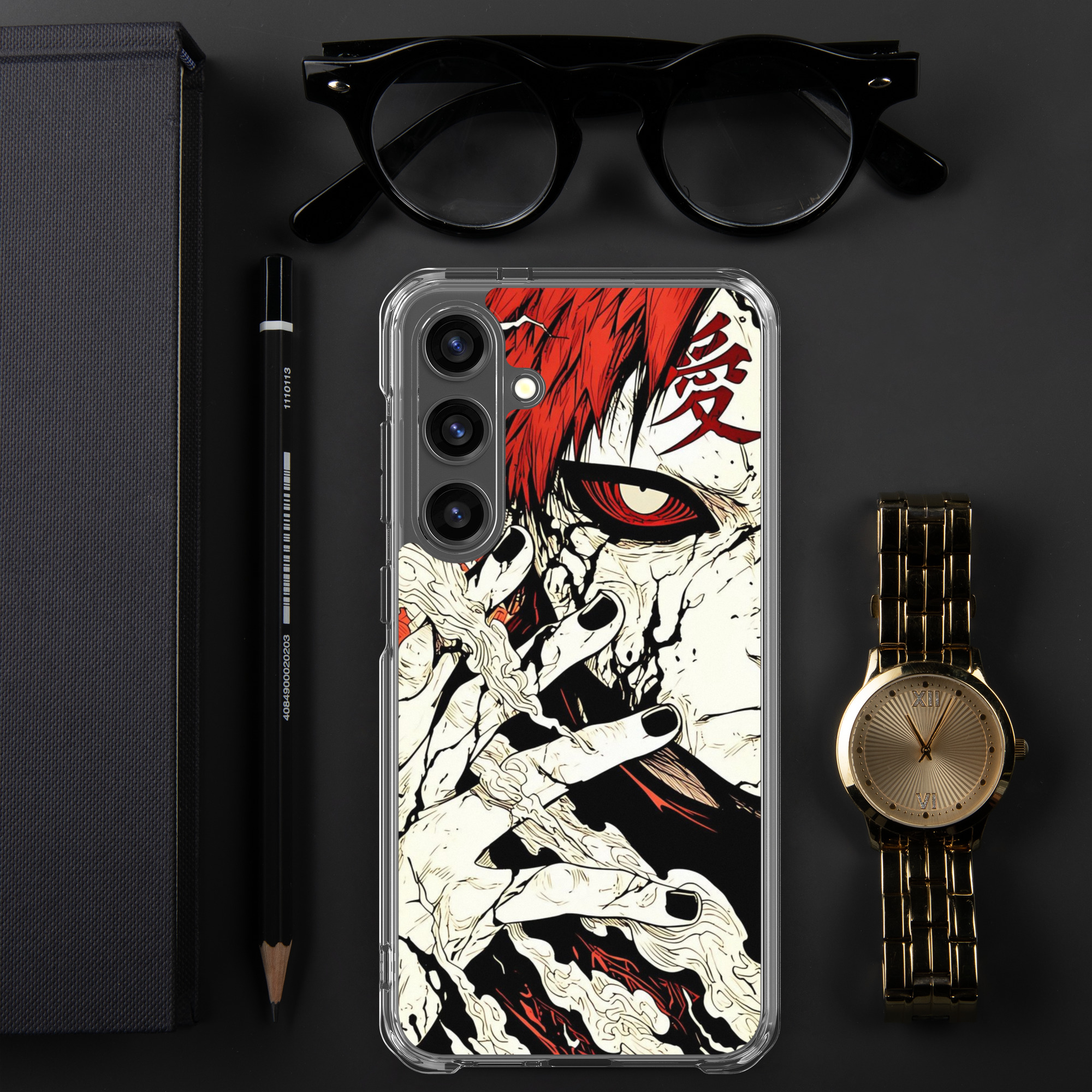 clear case for samsung® / gaara naruto shippuden