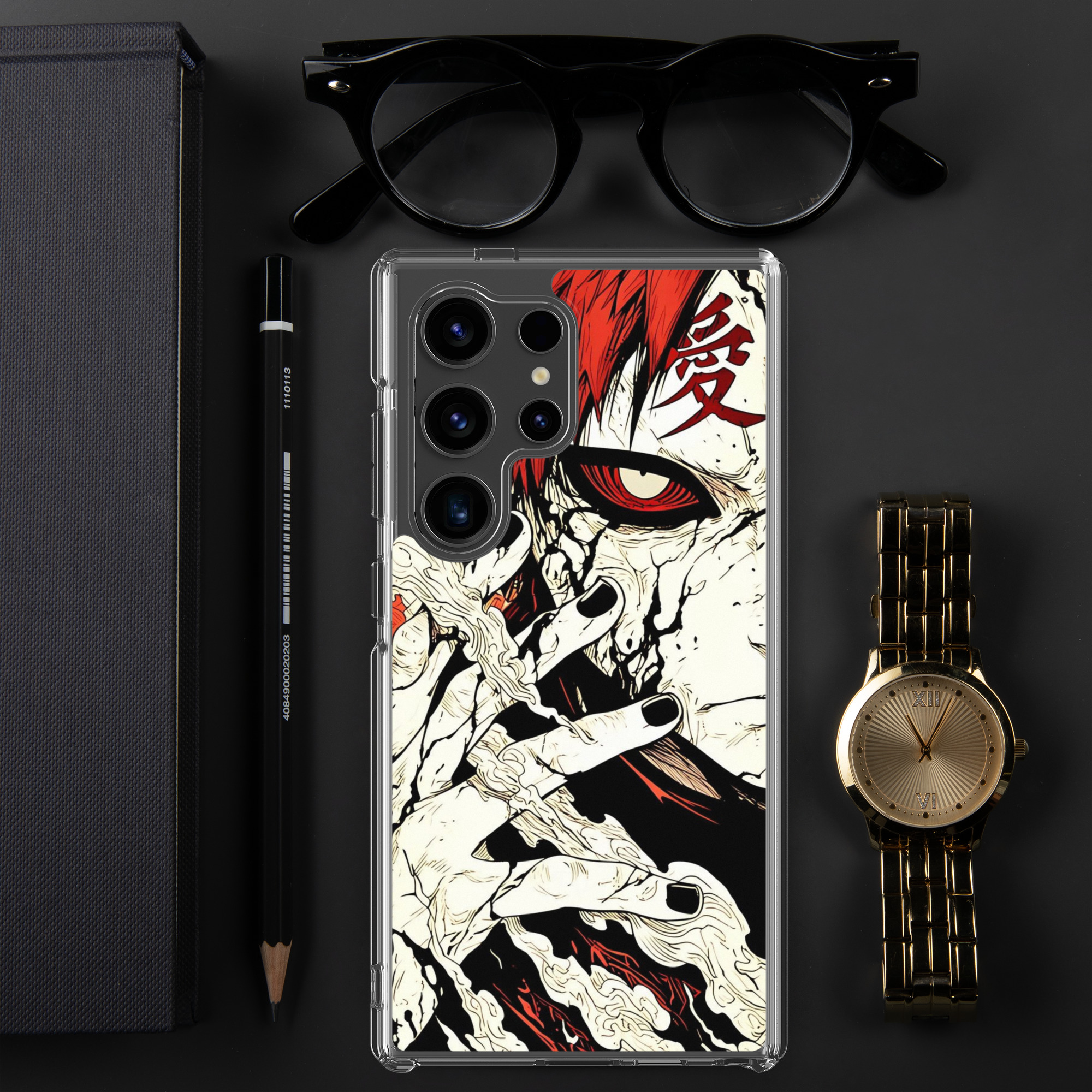 clear case for samsung® / gaara naruto shippuden