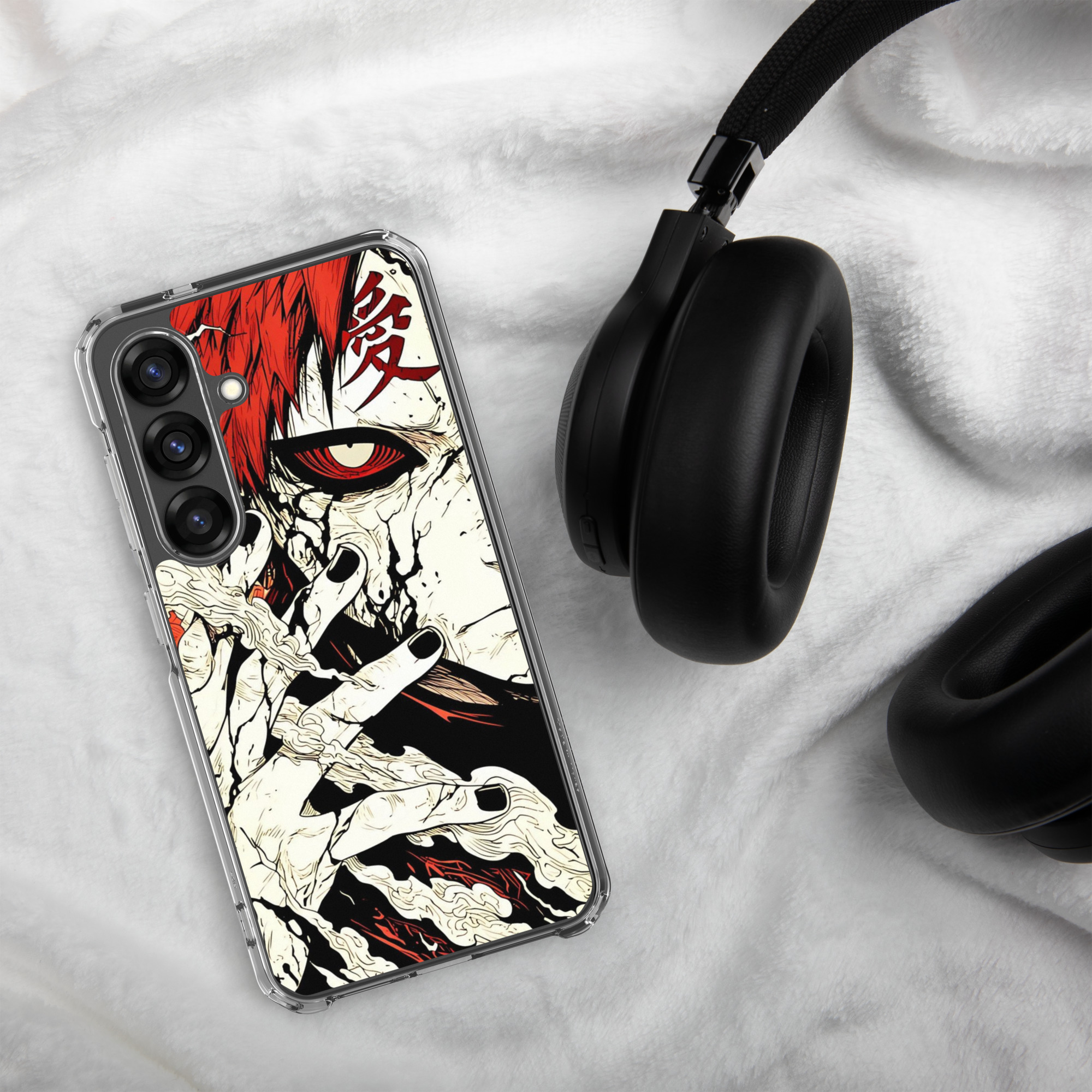 clear case for samsung® / gaara naruto shippuden