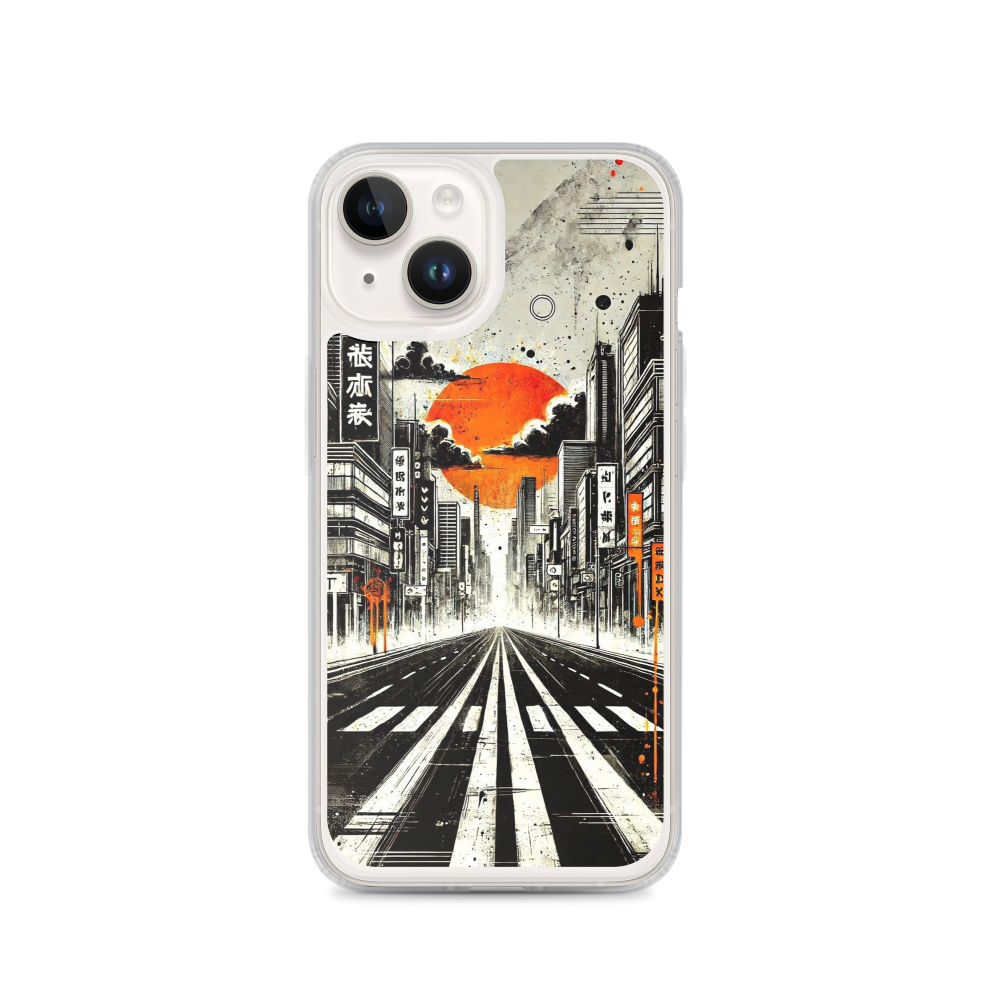 magsafe® clear case for iphone® / eternal sunrise