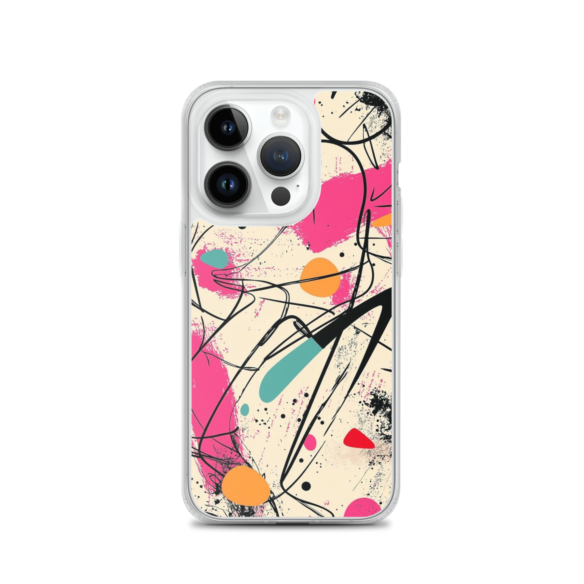 magsafe® clear case for iphone® / abstract vibe magsafe® clear case for iphone® / abstract vibe