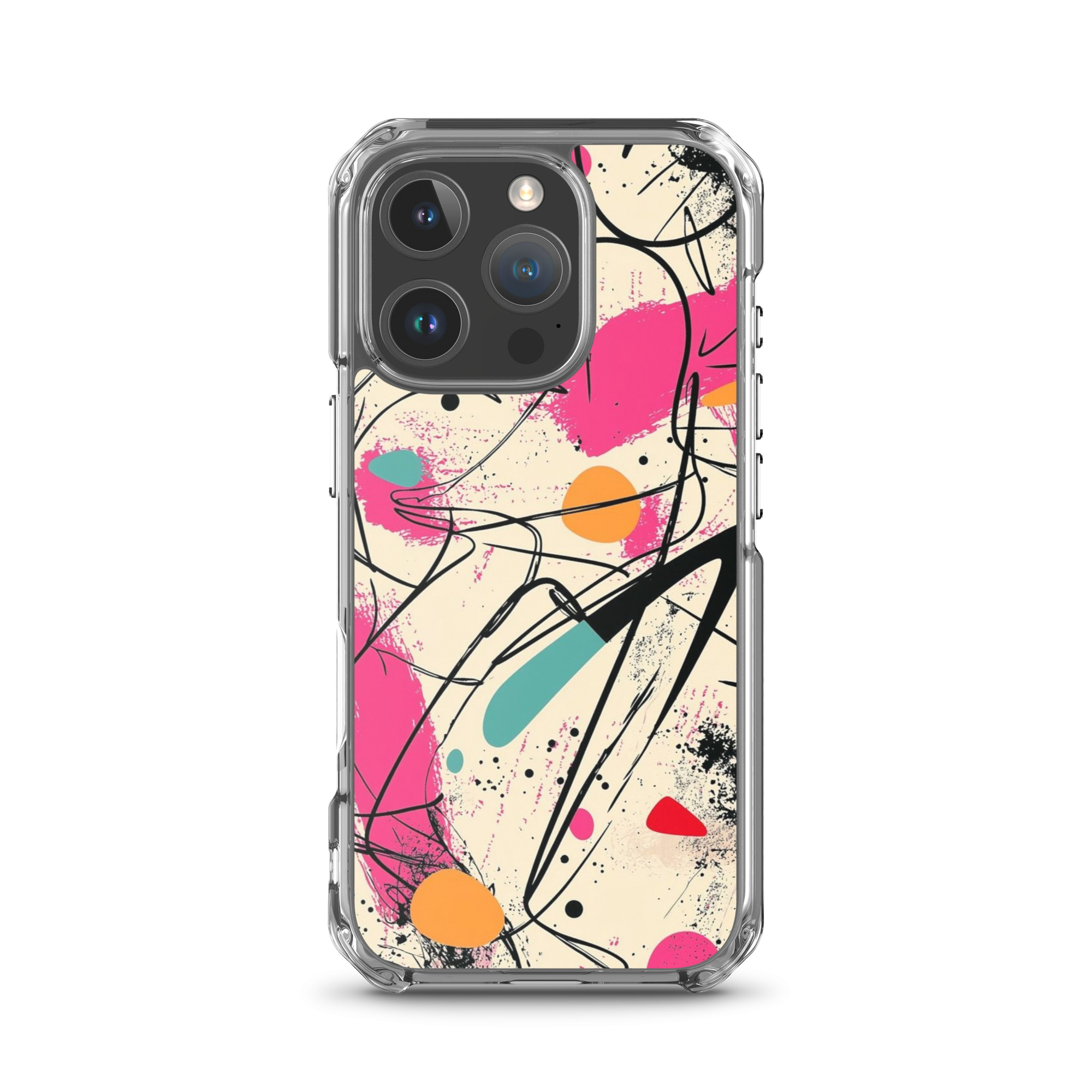 magsafe® clear case for iphone® / abstract vibe magsafe® clear case for iphone® / abstract vibe