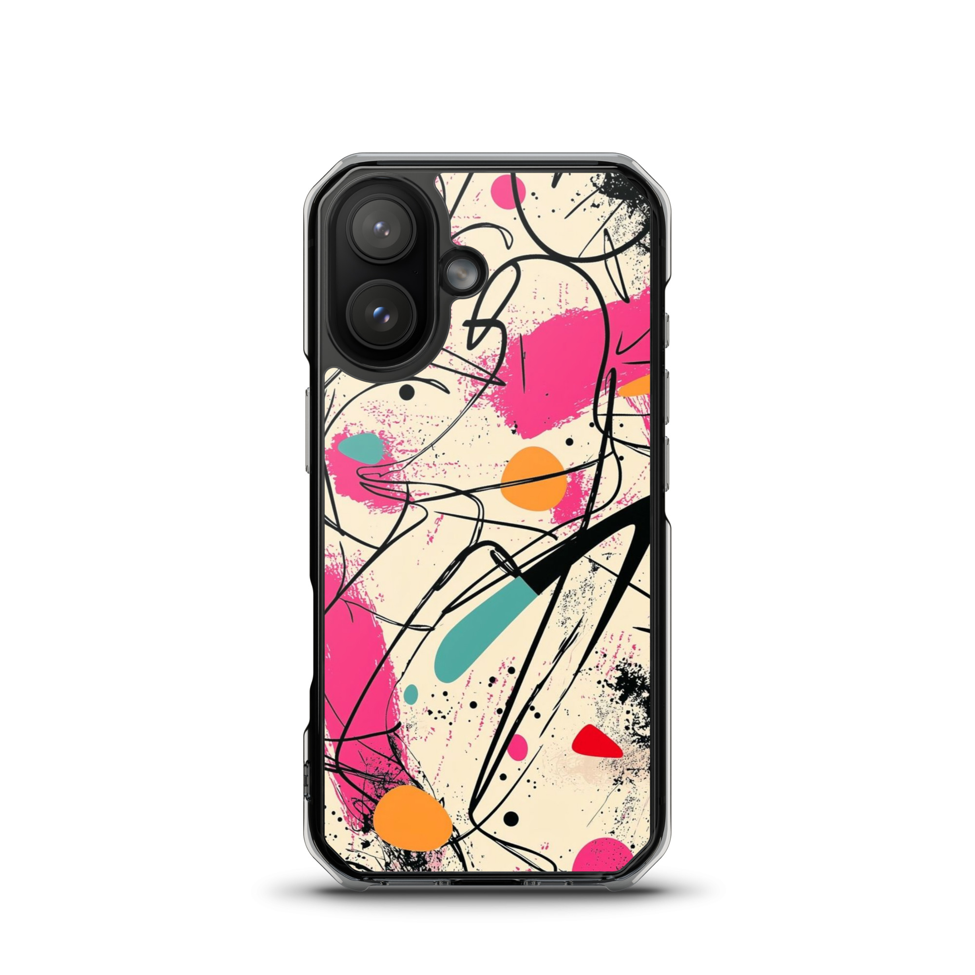 magsafe® clear case for iphone® / abstract vibe magsafe® clear case for iphone® / abstract vibe