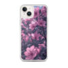 magsafe® clear case for iphone® / floral purple beauty
