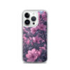 magsafe® clear case for iphone® / floral purple beauty