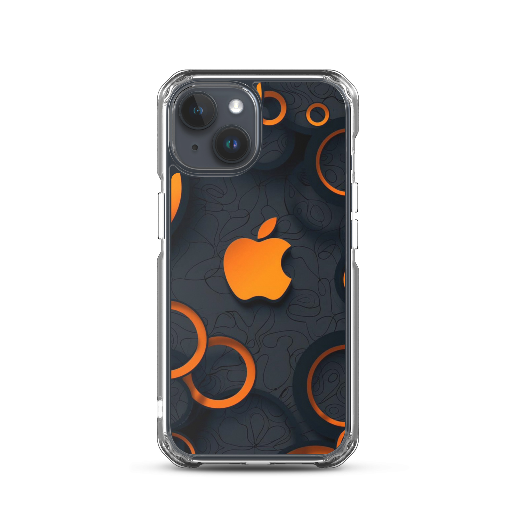 magsafe® clear case for iphone® / amber core circle magsafe® clear case for iphone® / amber core circle