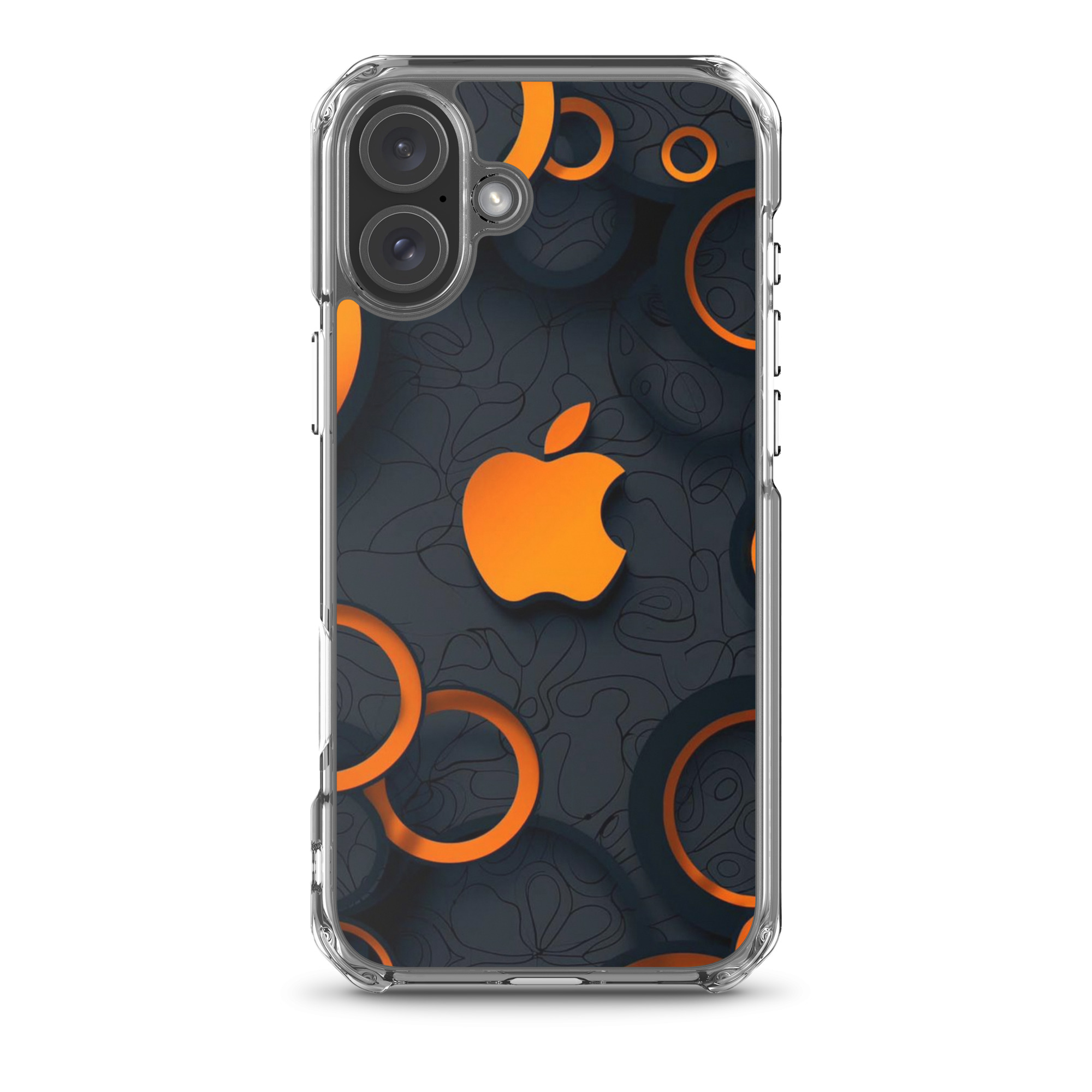 magsafe® clear case for iphone® / amber core circle magsafe® clear case for iphone® / amber core circle