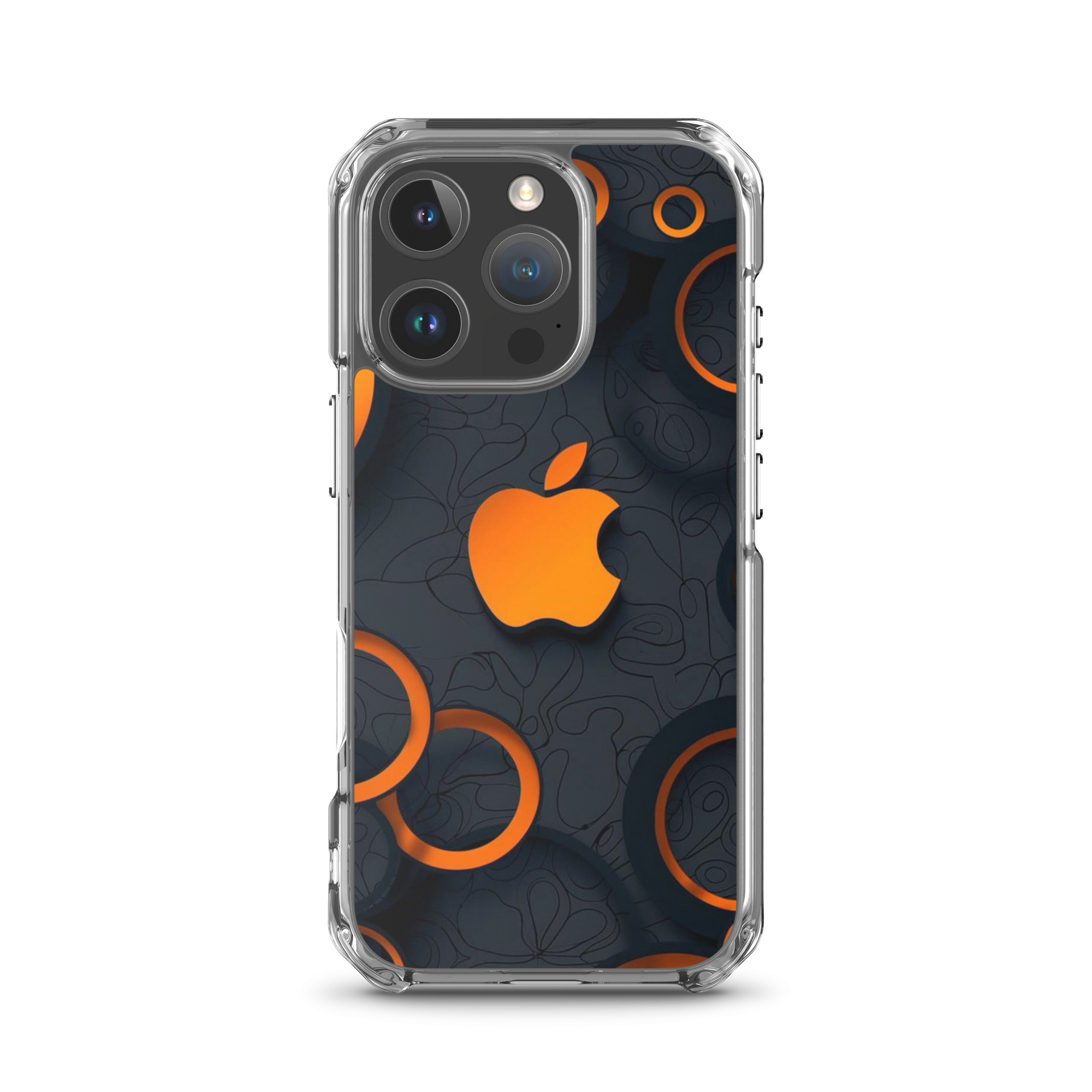 magsafe® clear case for iphone® / amber core circle magsafe® clear case for iphone® / amber core circle