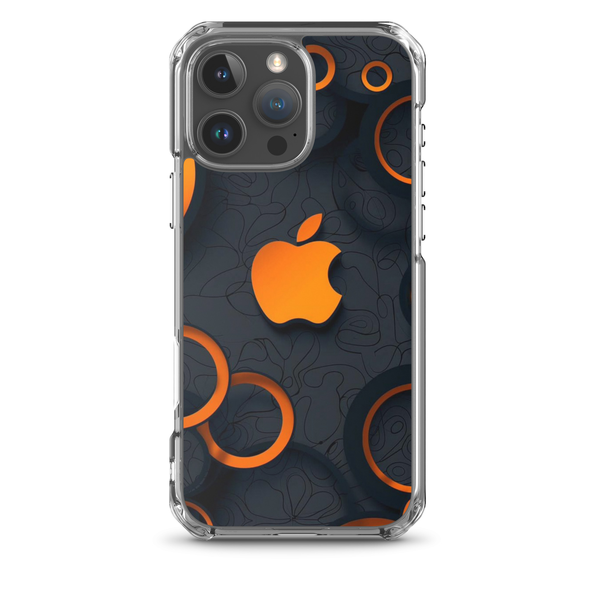 magsafe® clear case for iphone® / amber core circle magsafe® clear case for iphone® / amber core circle