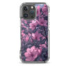 magsafe® clear case for iphone® / floral purple beauty