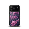 magsafe® clear case for iphone® / floral purple beauty