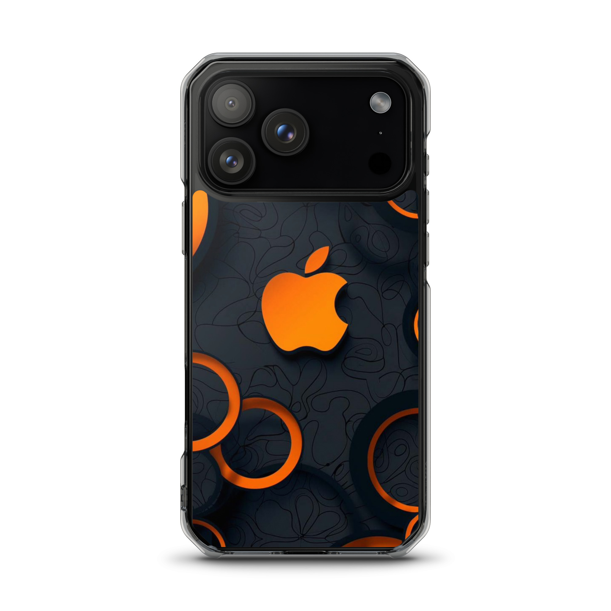 magsafe® clear case for iphone® / amber core circle magsafe® clear case for iphone® / amber core circle