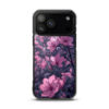 magsafe® clear case for iphone® / floral purple beauty