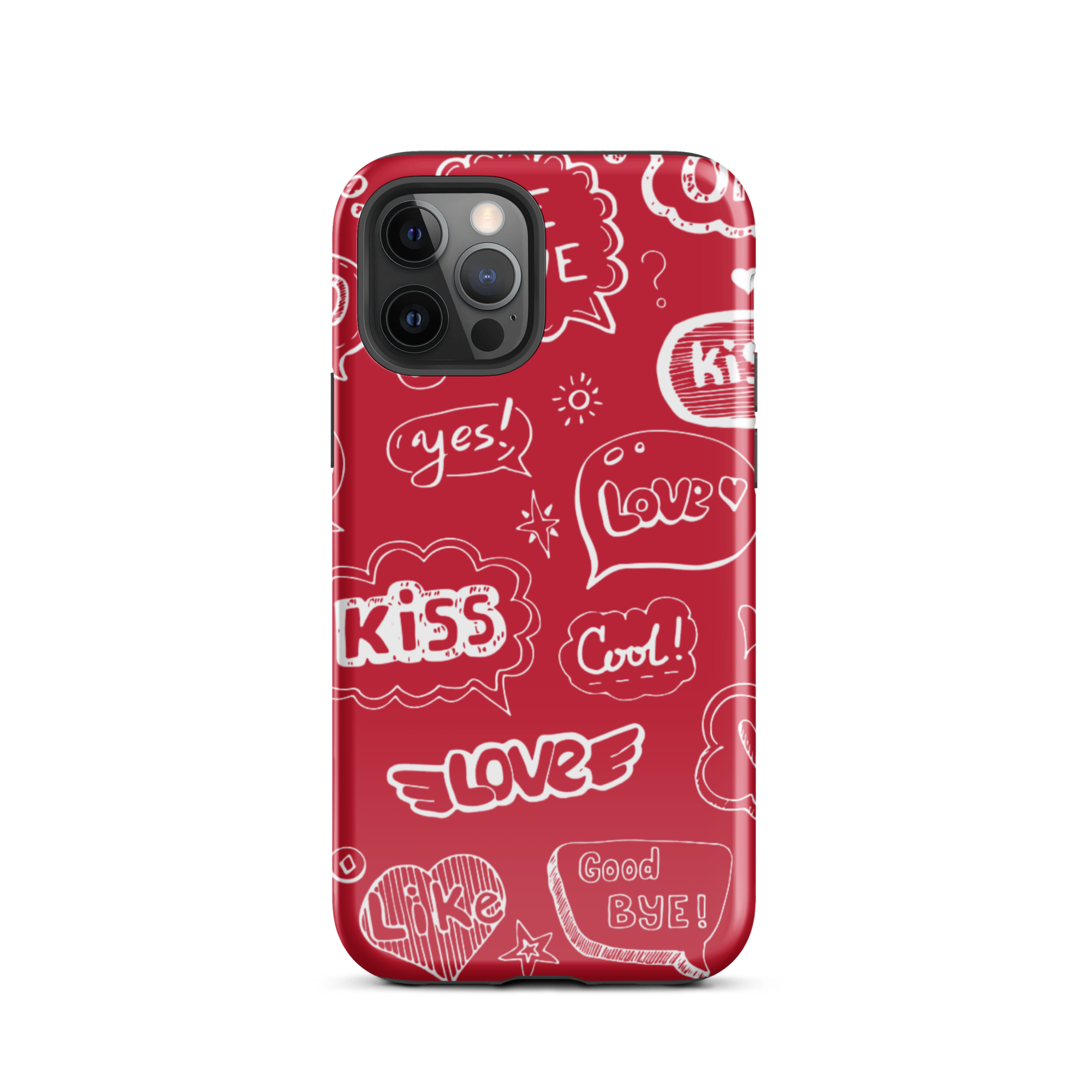 tough case for iphone® / valentine's day kiss