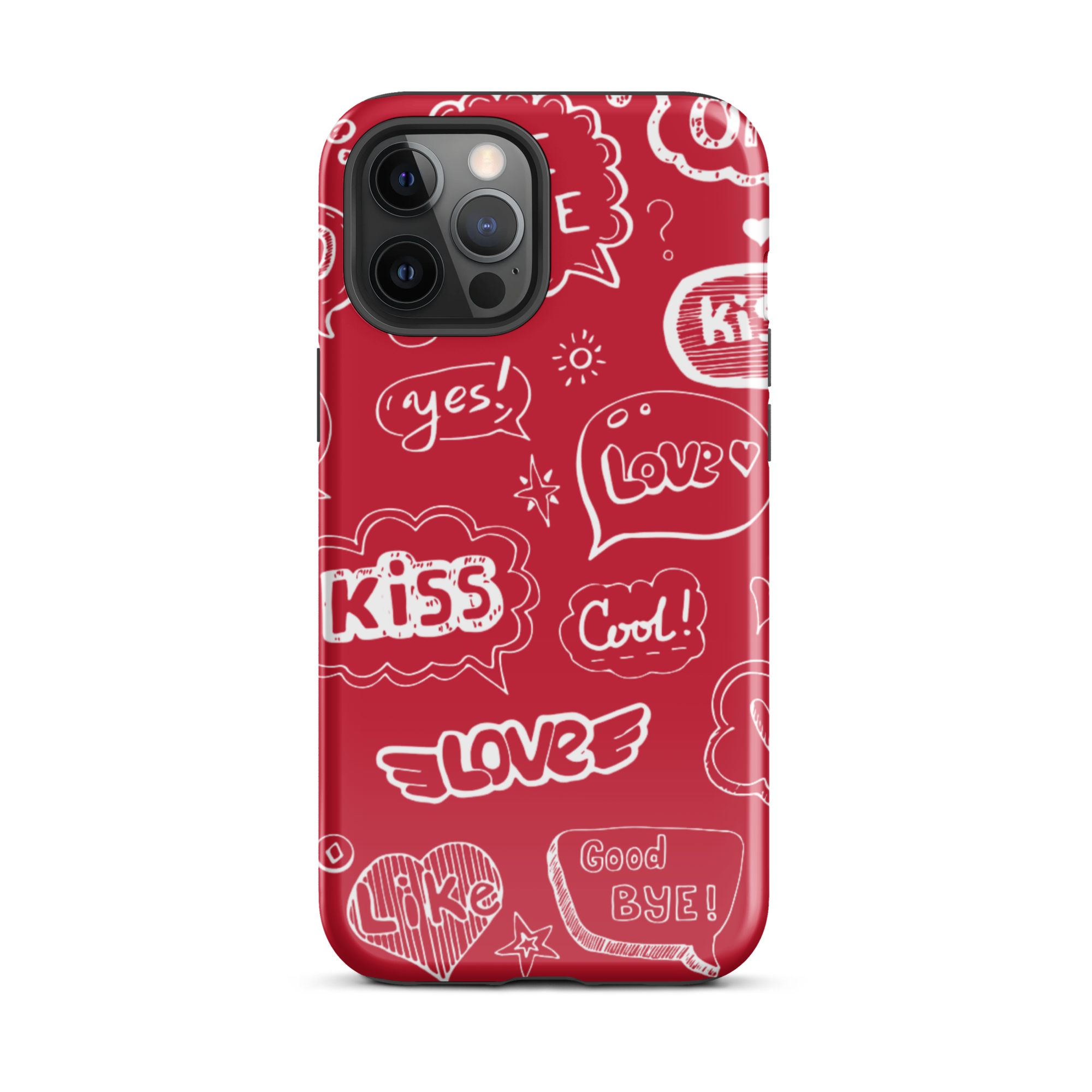 tough case for iphone® / valentine's day kiss