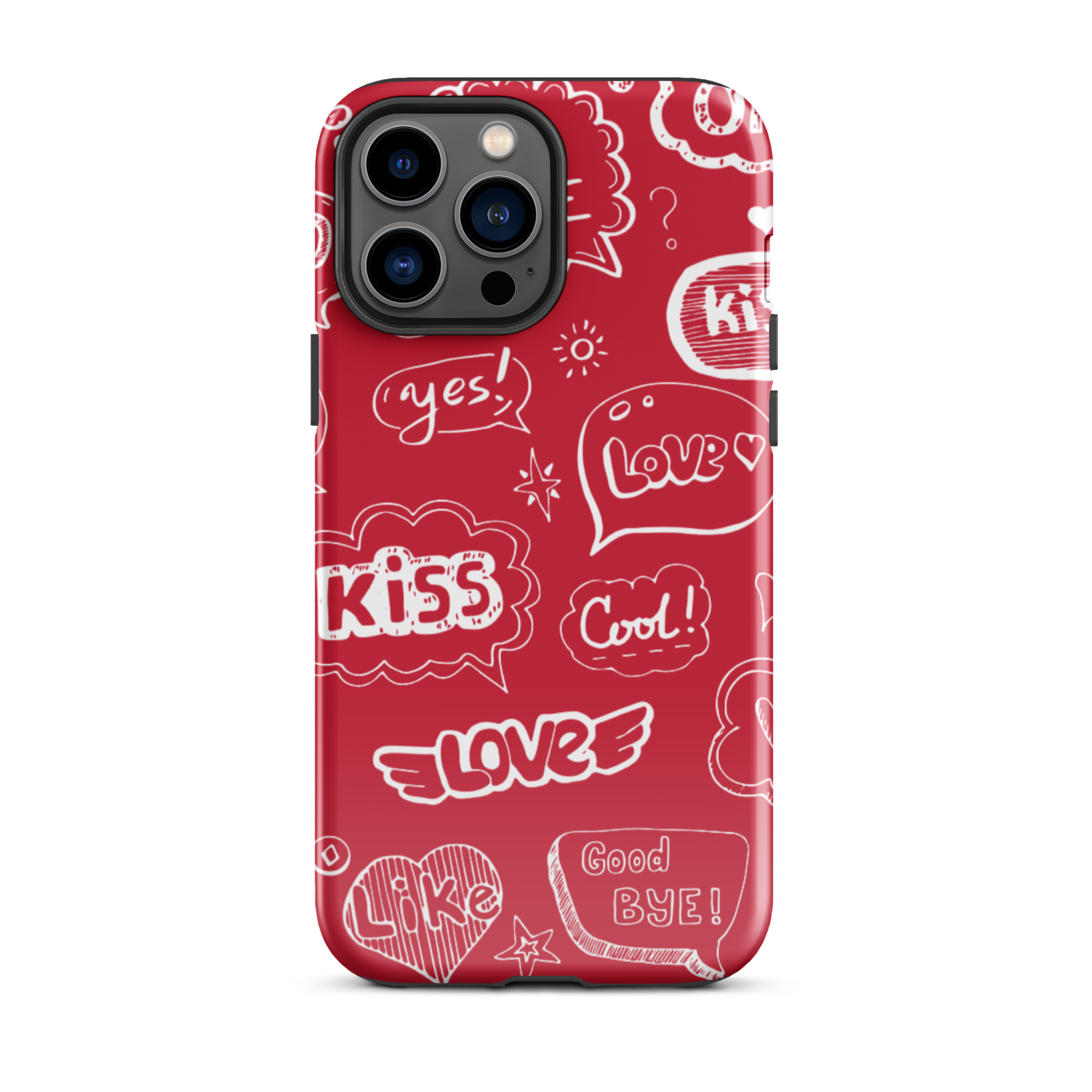tough case for iphone® / valentine's day kiss