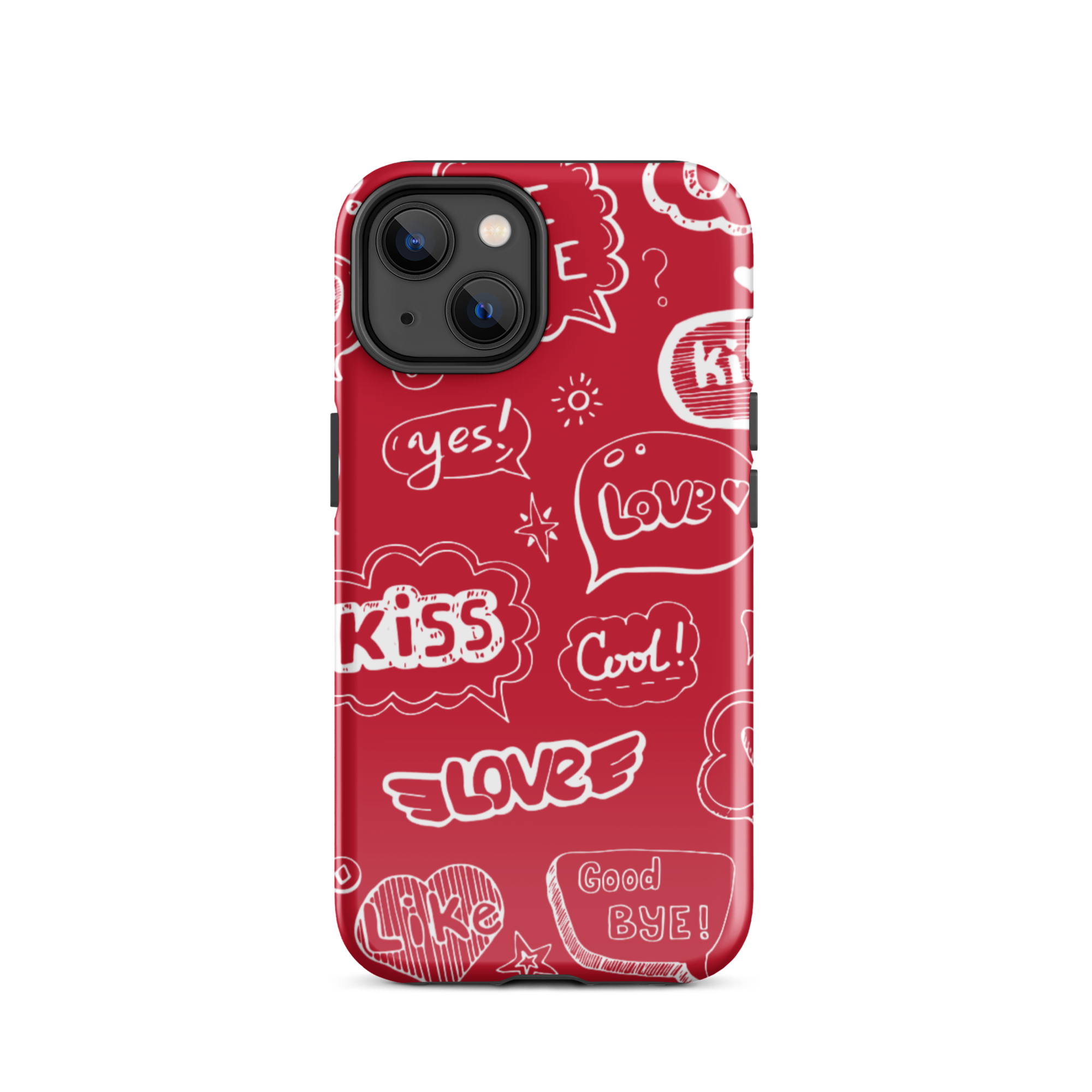 tough case for iphone® / valentine's day kiss