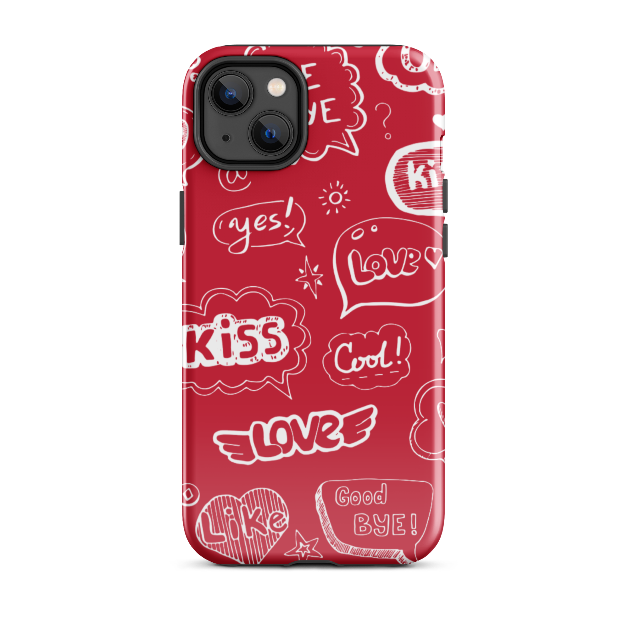 tough case for iphone® / valentine's day kiss