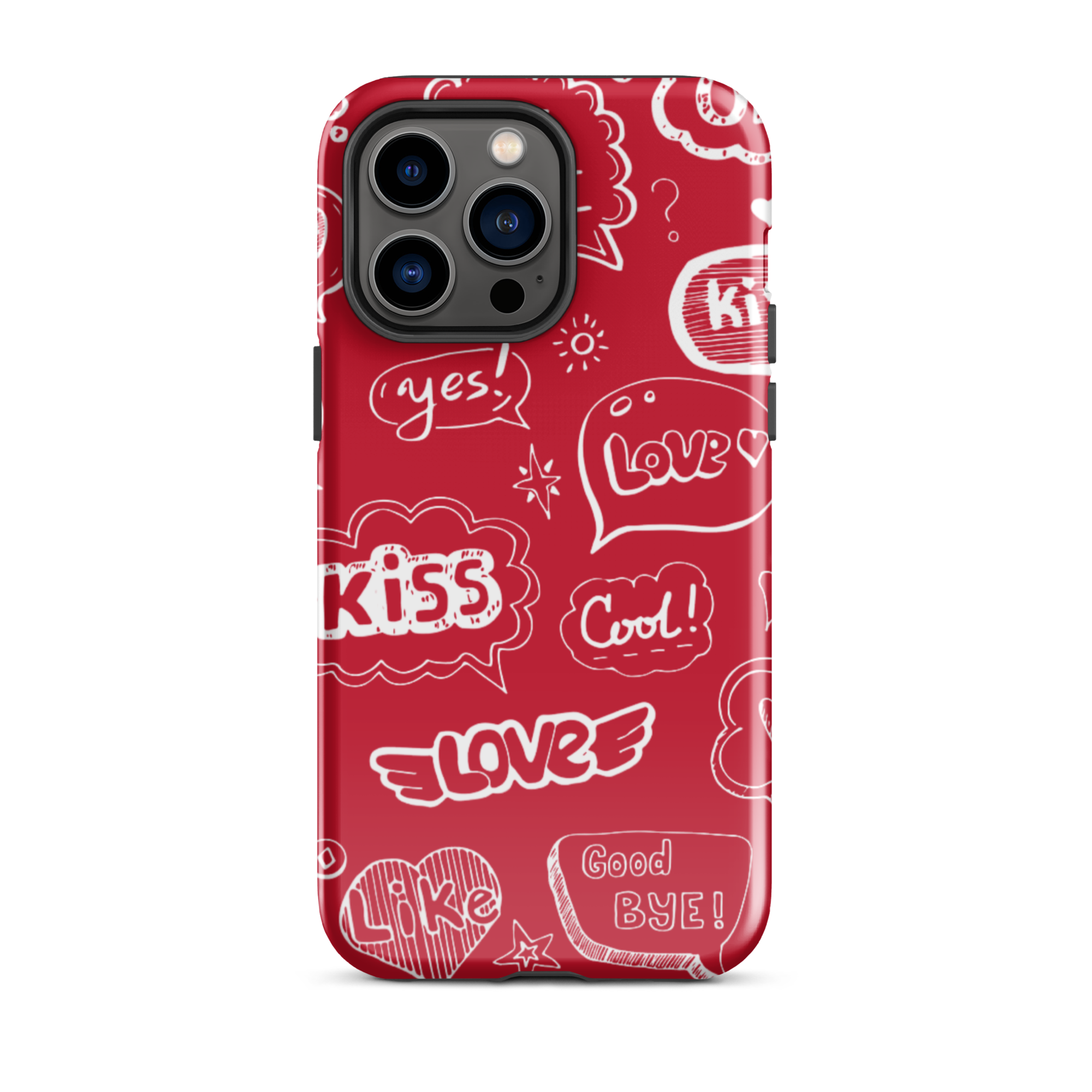 tough case for iphone® / valentine's day kiss