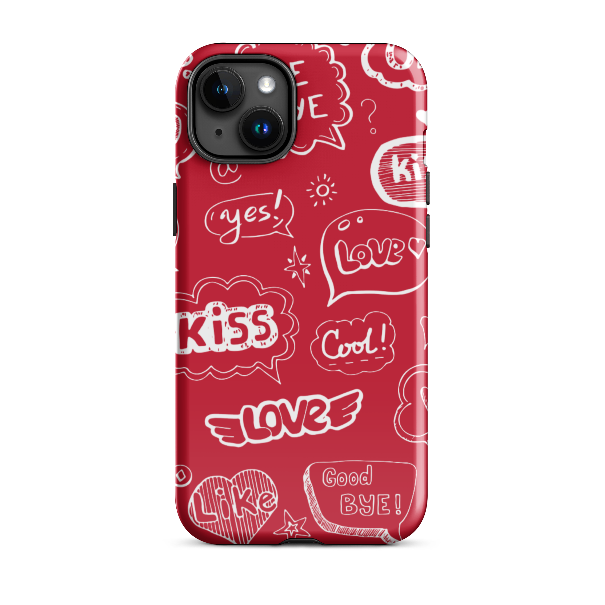 tough case for iphone® / valentine's day kiss