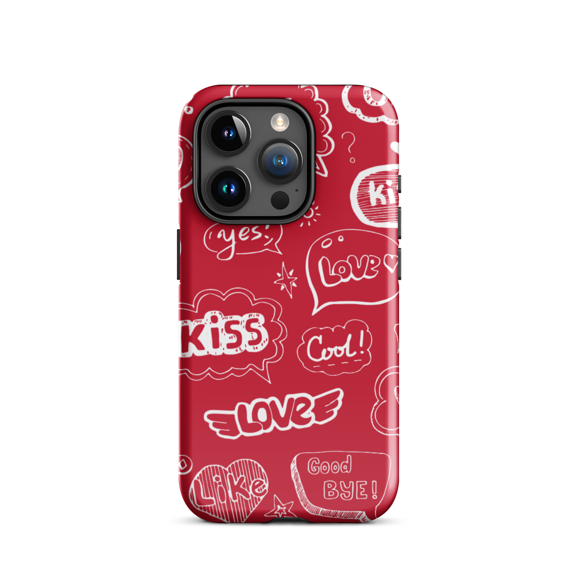 tough case for iphone® / valentine's day kiss