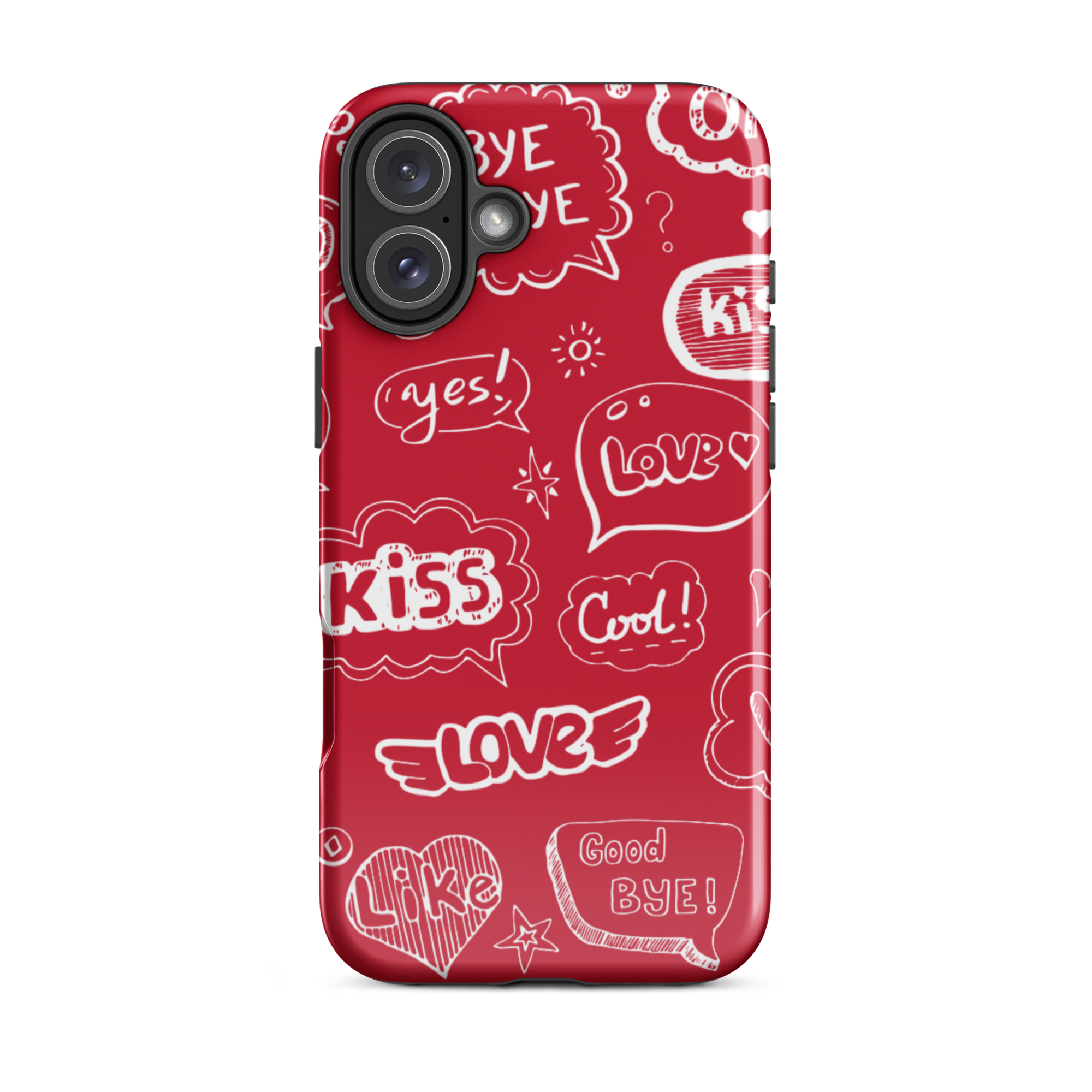 tough case for iphone® / valentine's day kiss
