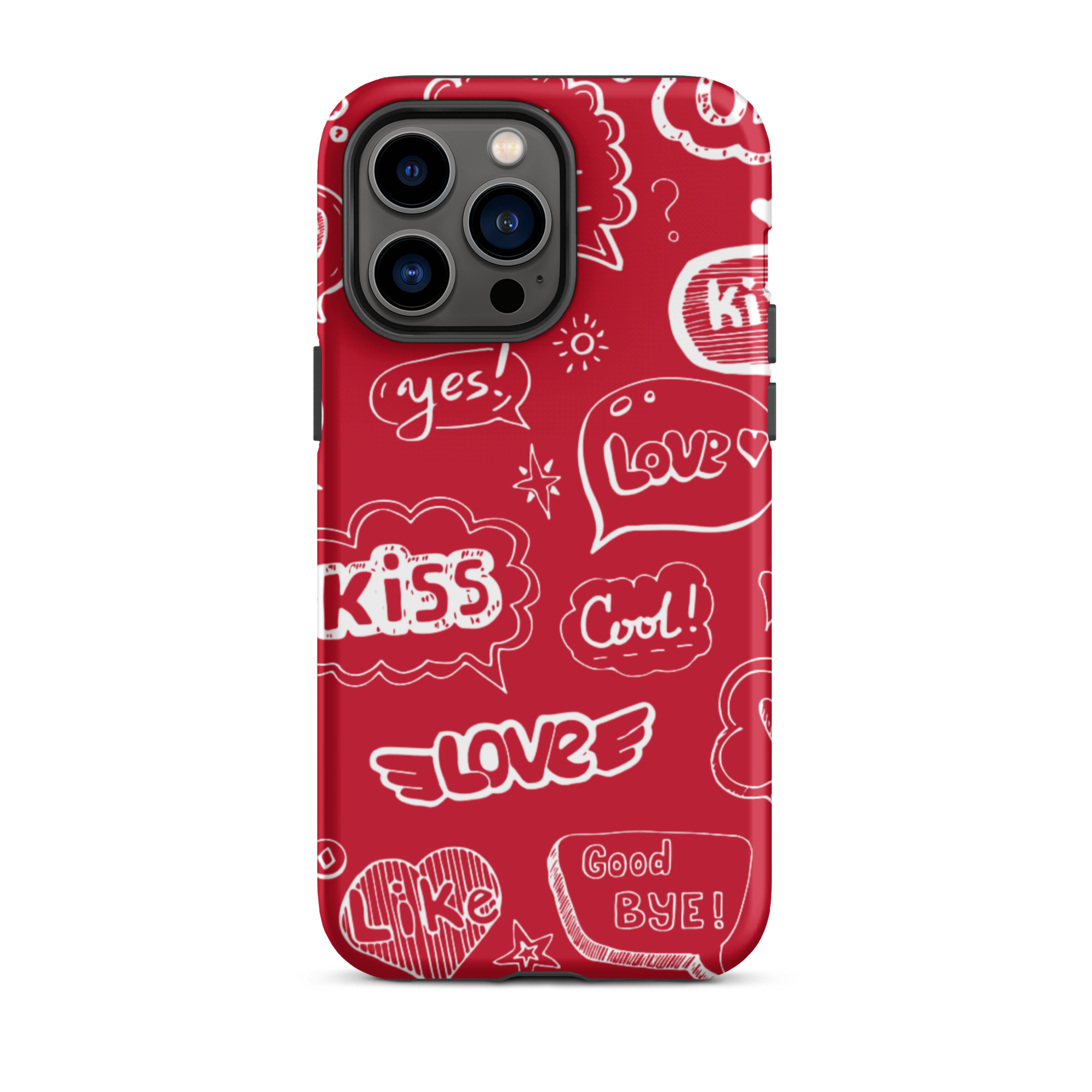 tough case for iphone® / valentine's day kiss