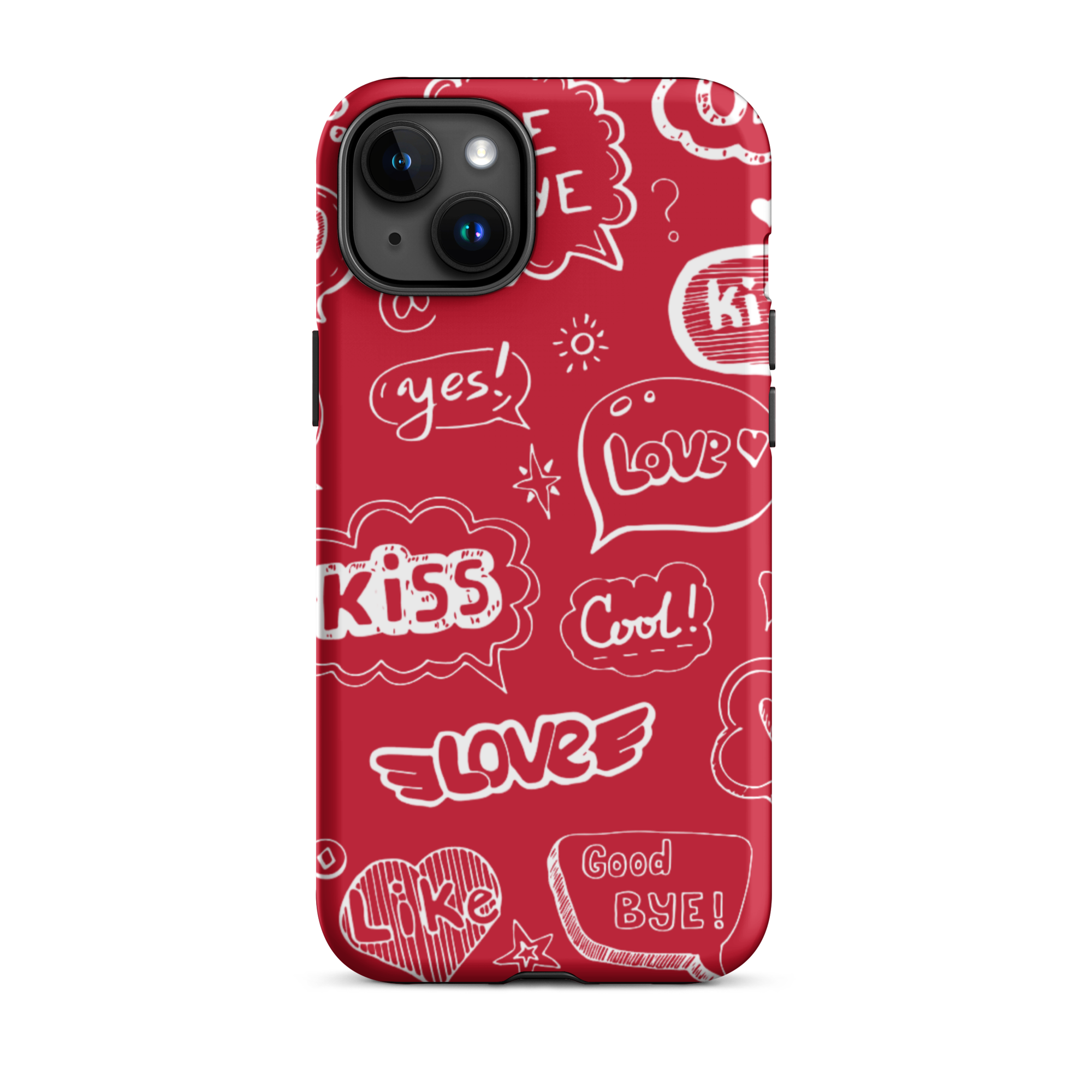 tough case for iphone® / valentine's day kiss