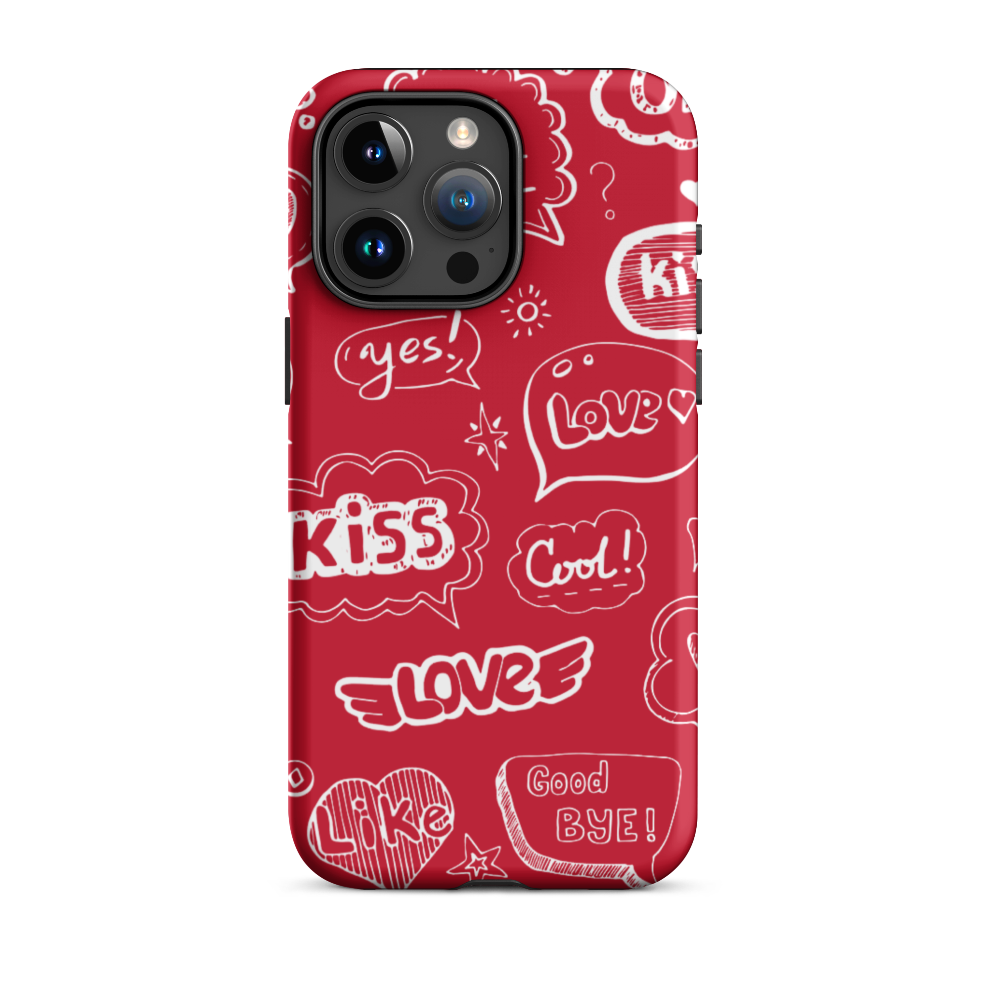 tough case for iphone® / valentine's day kiss
