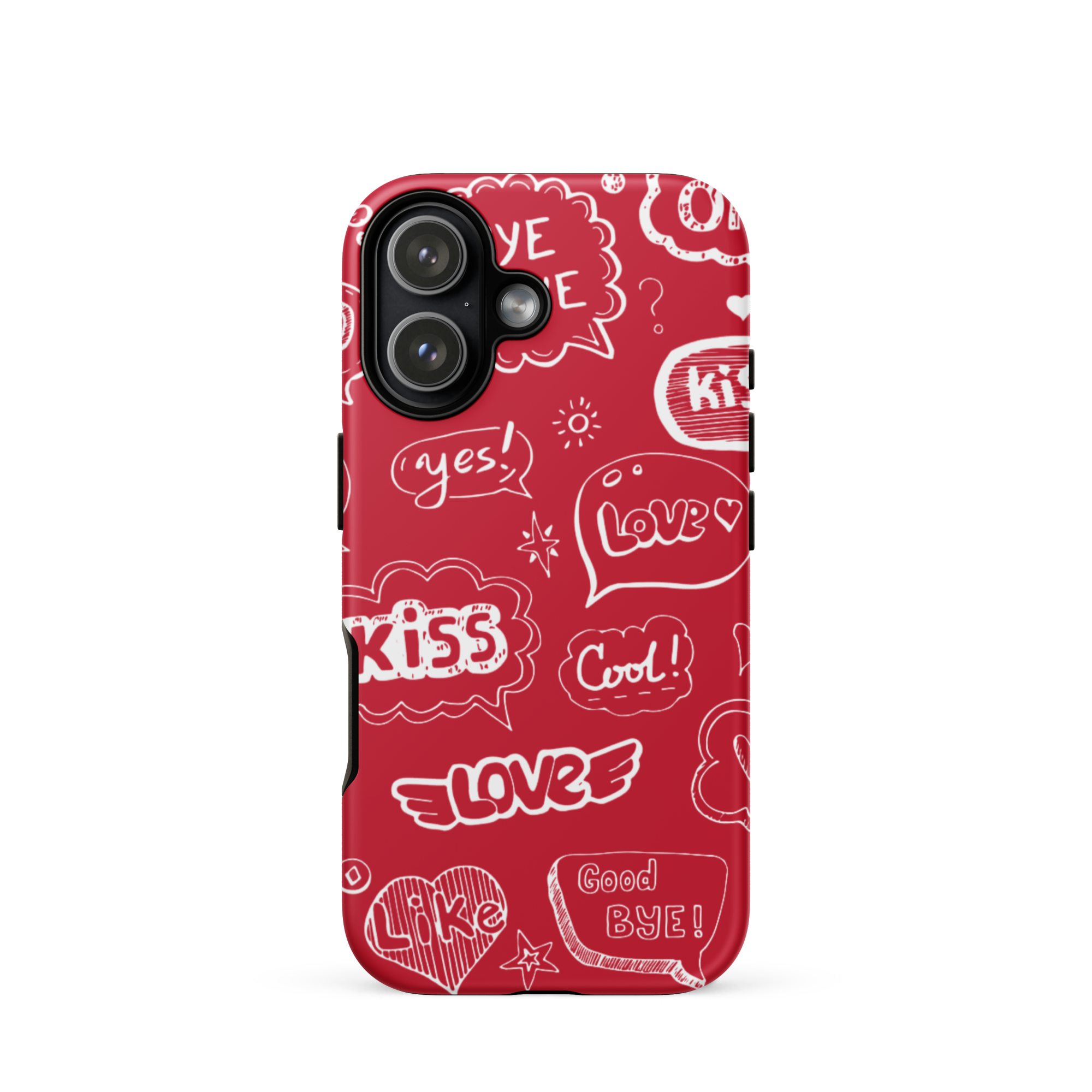 tough case for iphone® / valentine's day kiss