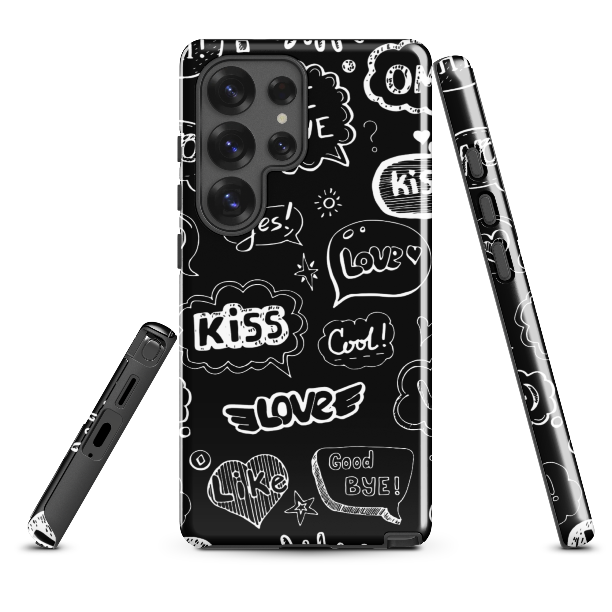 tough case for samsung® / valentine's day kiss