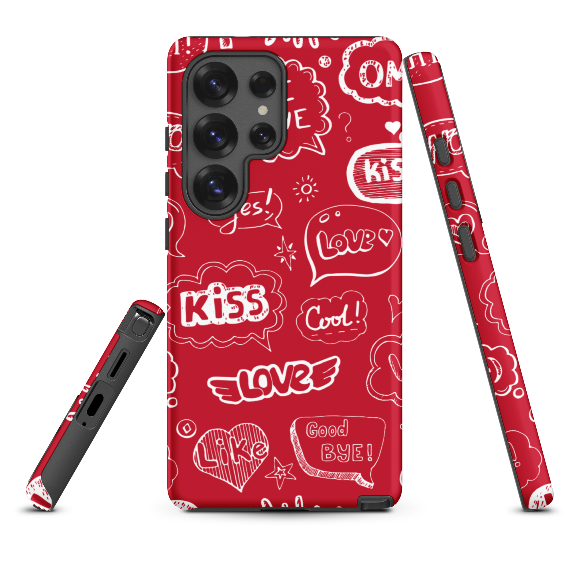 tough case for samsung® / valentine's day kiss
