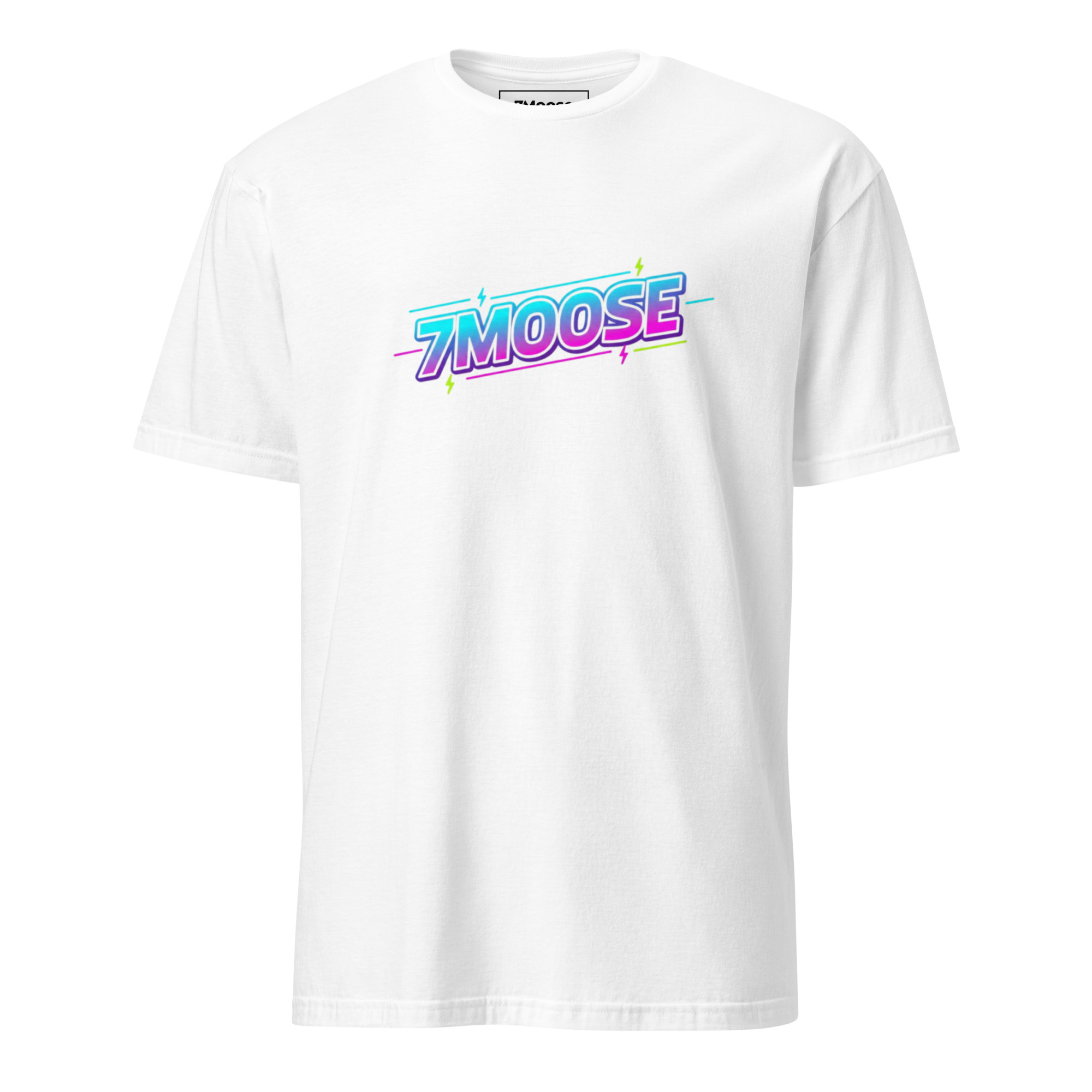 short sleeve unisex t shirt / 7moose neon